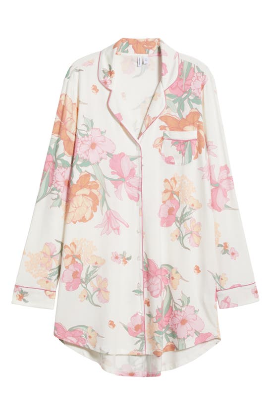 Shop Nordstrom Moonlight Eco Nightshirt In Ivory Egret Eloise Floral