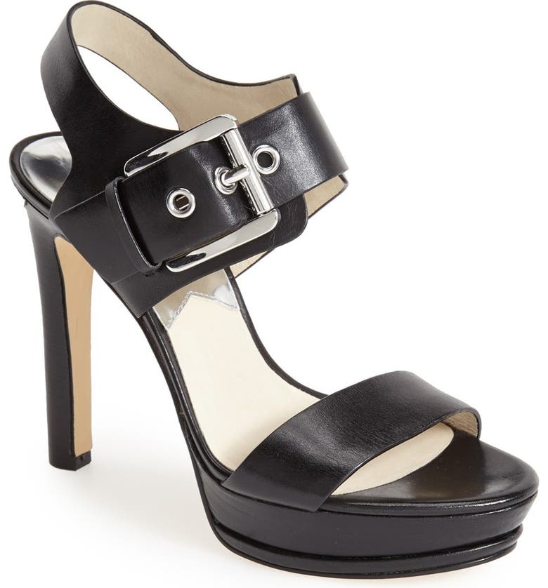 MICHAEL Michael Kors 'Becca Leather Platform Sandal (Women) | Nordstrom