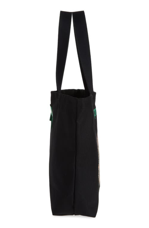 Shop Jw Anderson Hedgehog Canvas Tote In Black