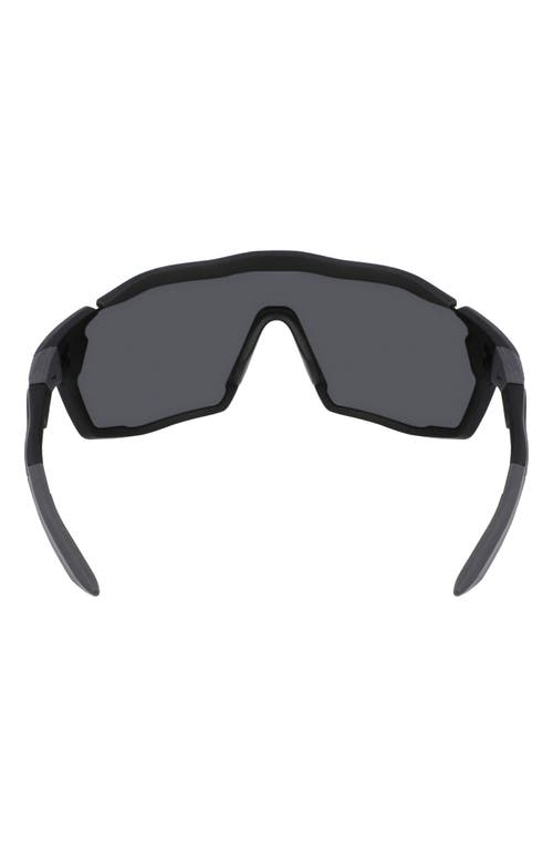 Shop Nike Show X Rush 58mm Shield Sunglasses In Matte Black/dark Grey