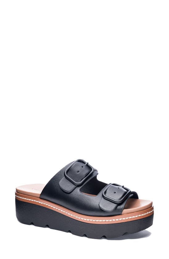 CHINESE LAUNDRY CHINESE LAUNDRY SURF'S UP PLATFORM SLIDE SANDAL