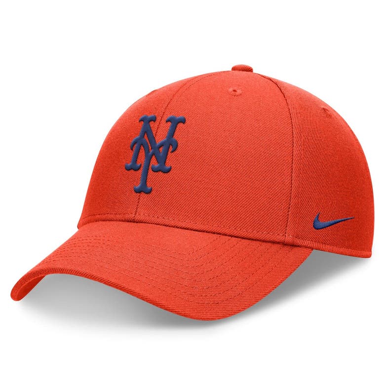 Shop Nike Orange New York Mets Evergreen Club Performance Adjustable Hat