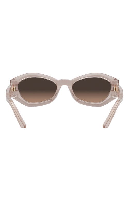 Shop Dior 'signature B1u 55mm Butterfly Sunglasses In Shiny Pink/gradient Roviex