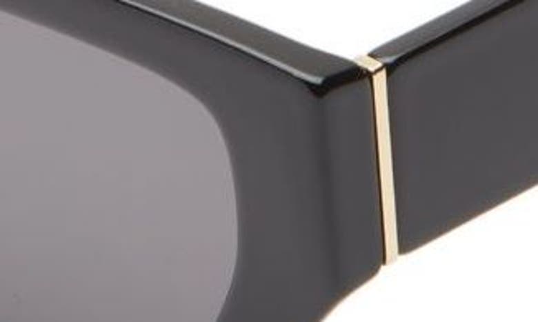 Shop Bp. Bold Flat Top Sunglasses In Black