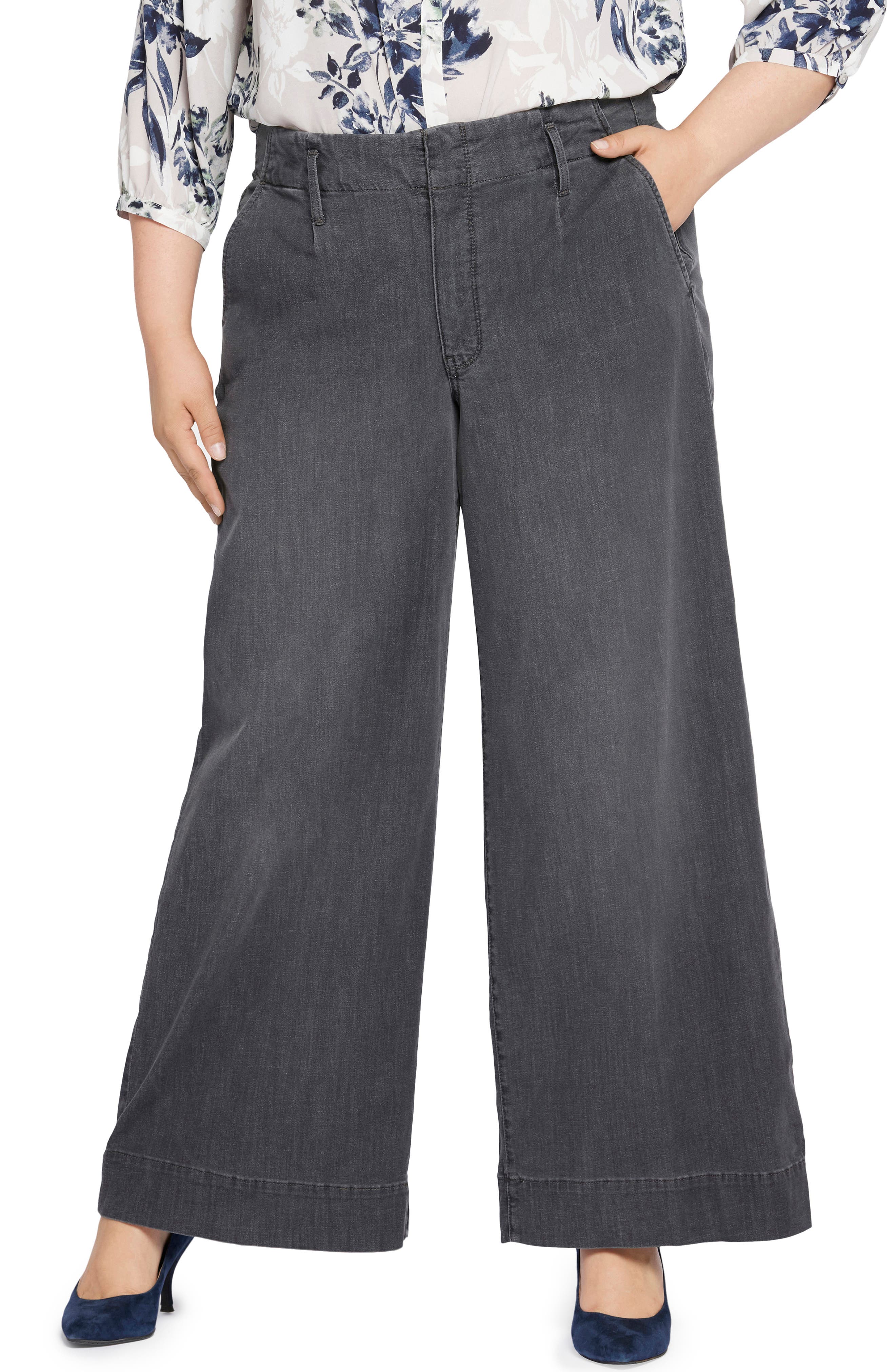 NYDJ Mona High Waist Wide Leg Jeans Nordstrom