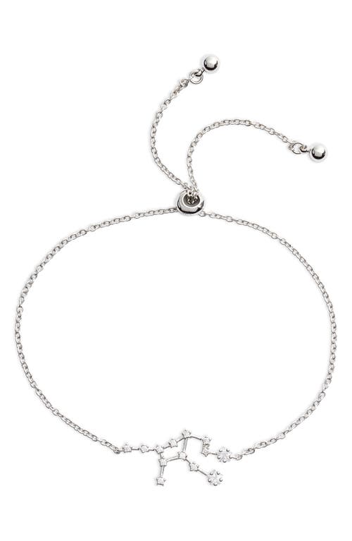 Sterling Forever Zodiac Bracelet in Silver Virgo at Nordstrom