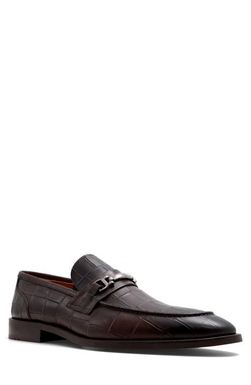 Aldo Liari Bit Loafer In Dark Brown