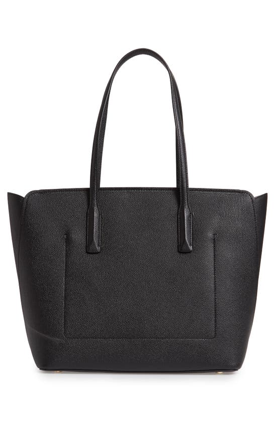 Shop Kate Spade New York Large Margaux Leather Tote In Black