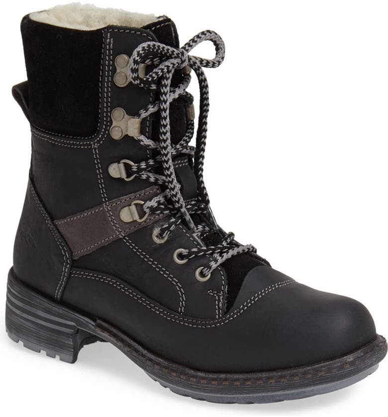 Bos. & Co. 'Beauval' Waterproof Leather & Suede Lace-Up Boot (Women ...
