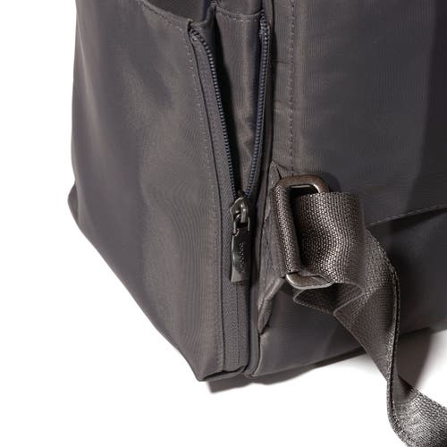 Baggallini Chelsea Laptop Backpack In Smoke Twill