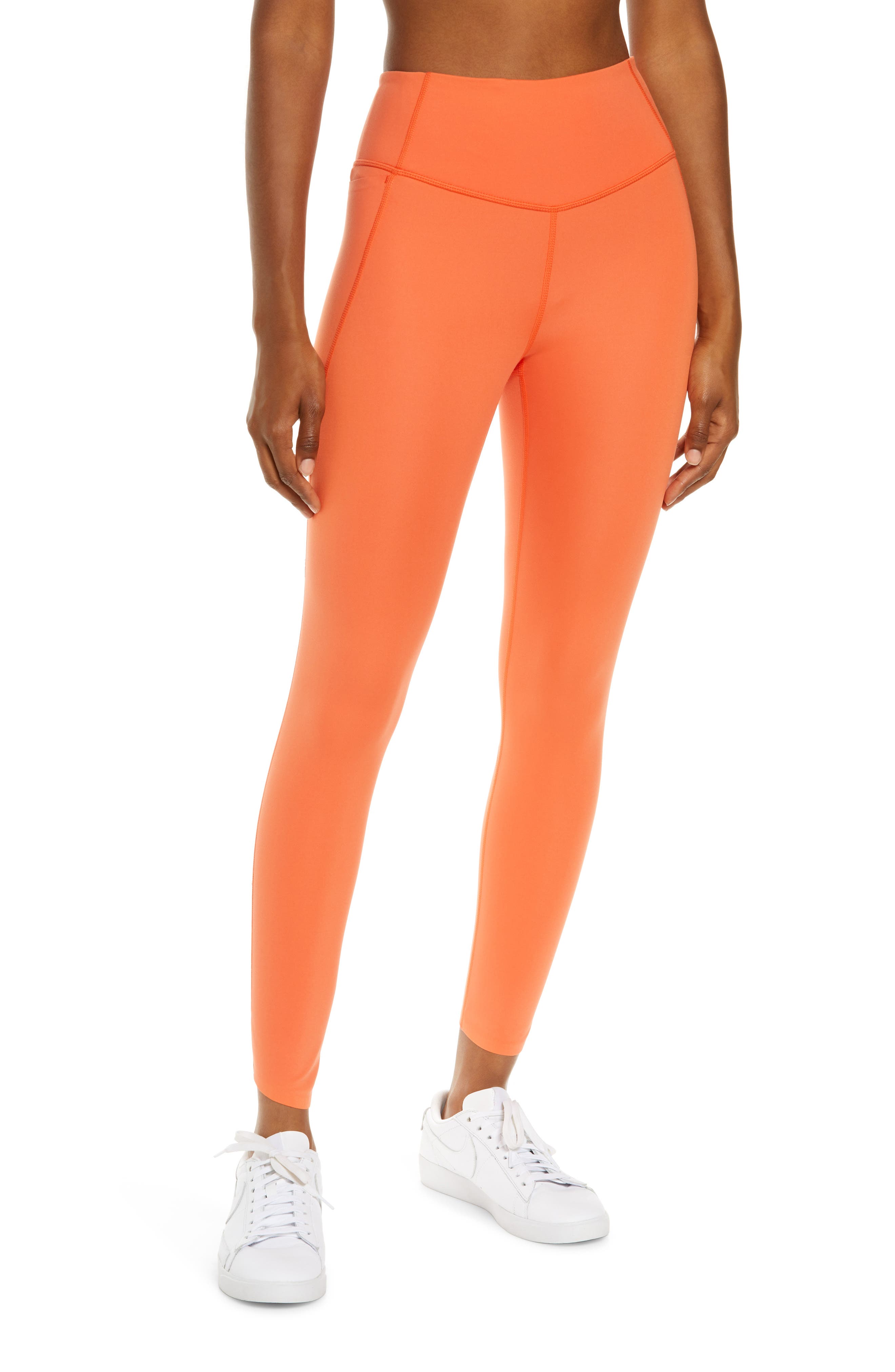 orange leggings