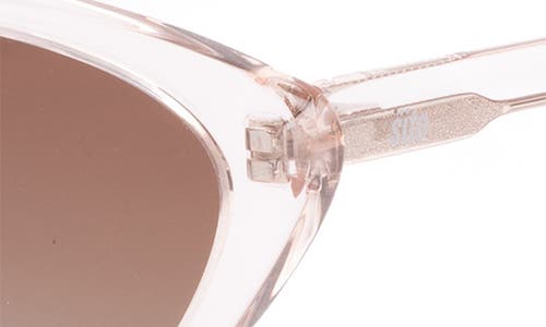 Shop Sito Shades Seduction Polar 57mm Cat Eye Sunglasses In Dew/rosewood Gradient Polar
