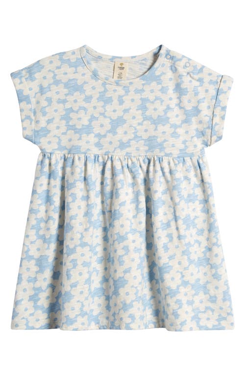 Tucker + Tate Print Roll Cuff Cotton Dress at Nordstrom,