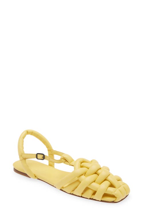 HEREU Cabersa Padded Fisherman Sandal Banana at Nordstrom,