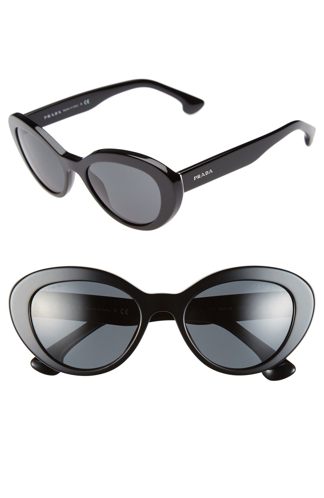 Prada 53mm Cat Eye Sunglasses Nordstrom