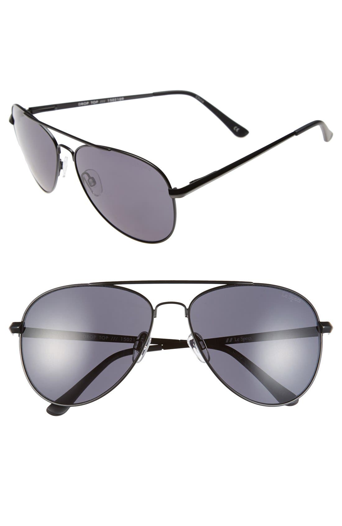 le specs drop top aviator sunglasses