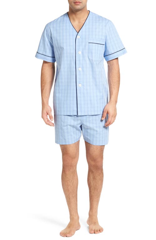 Majestic International Cotton Short Pajamas Blue at Nordstrom,