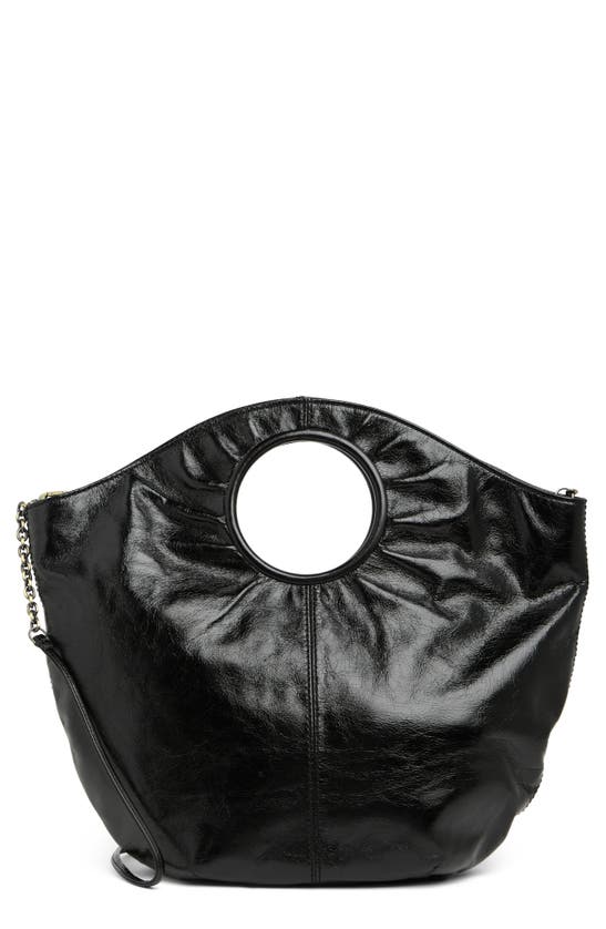 Hobo Giorgia Top Handle Leather Bag In Black