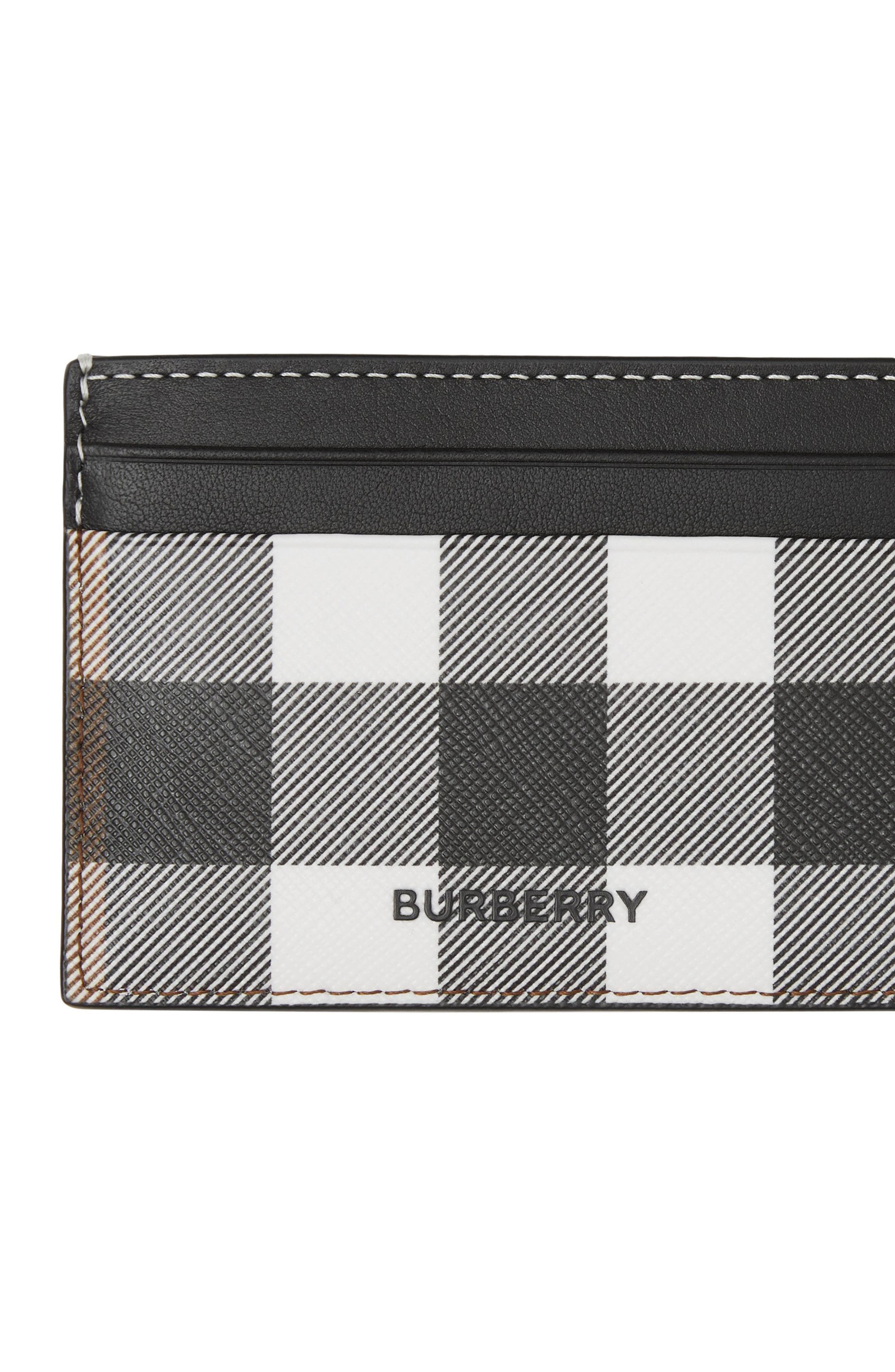 saint laurent checkered card holder