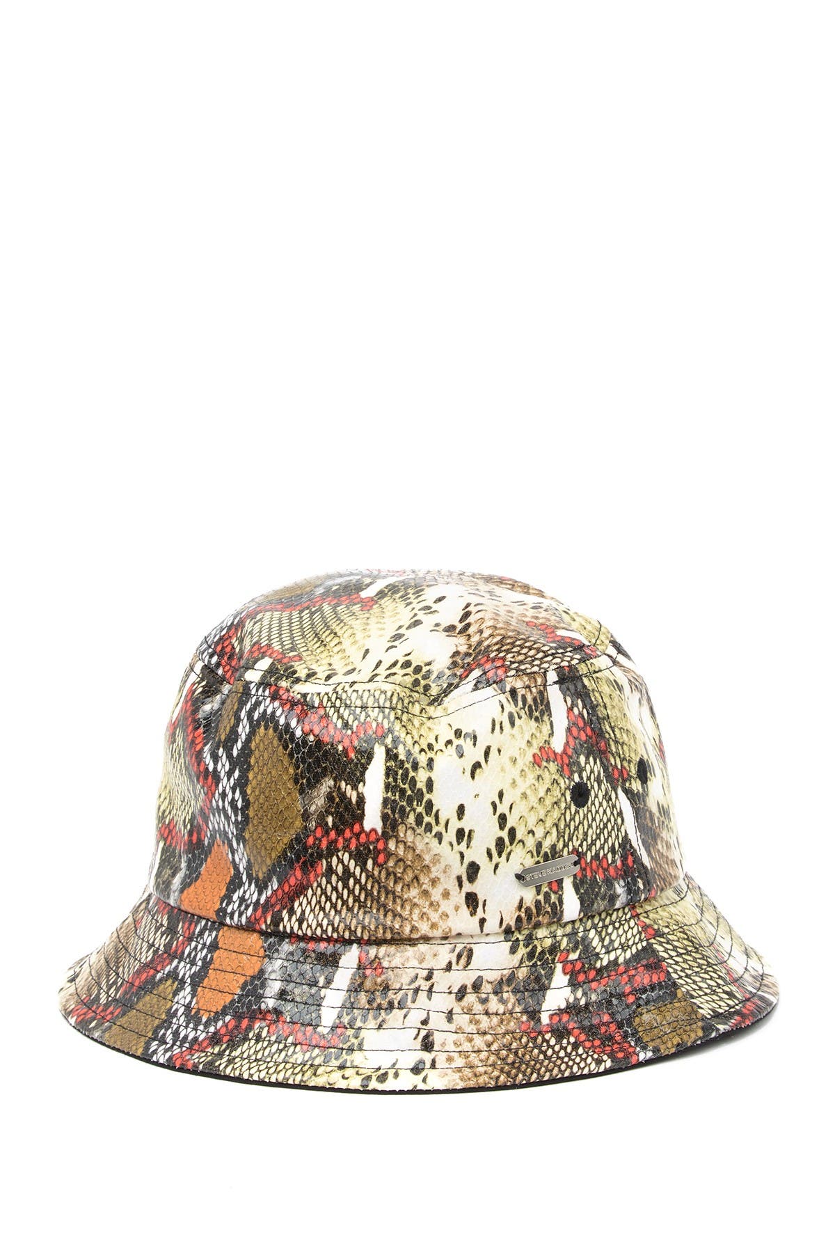 snake print bucket hat