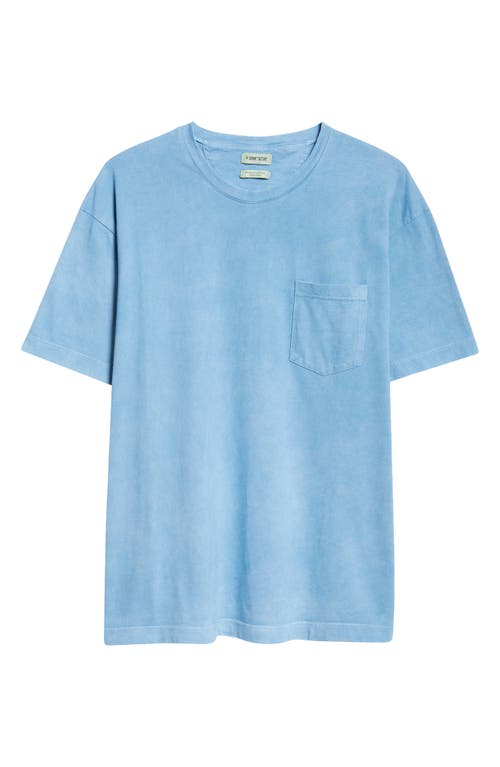 Oversize Cotton T-Shirt in Indigo