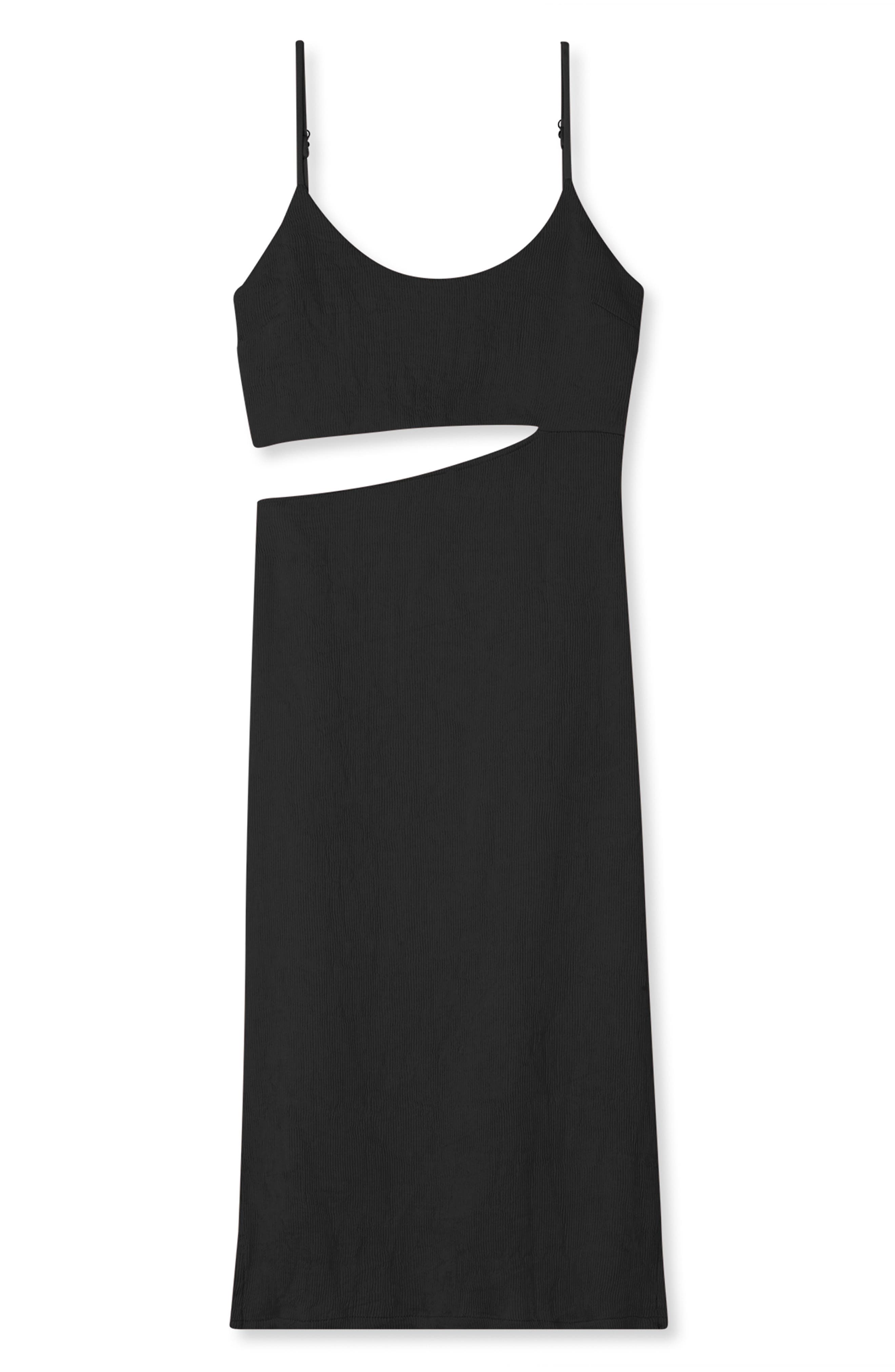 Flagpole Bondi Cover-Up Dress, Black