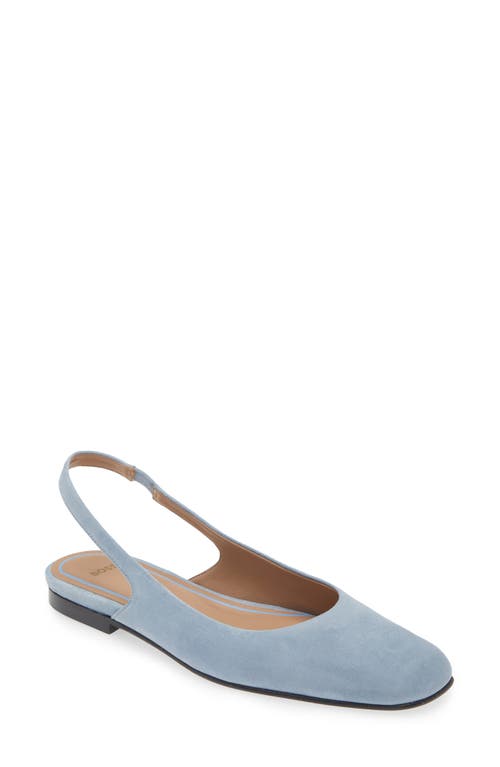 Shop Hugo Boss Boss Rose Slingback Flat In Medium Grey