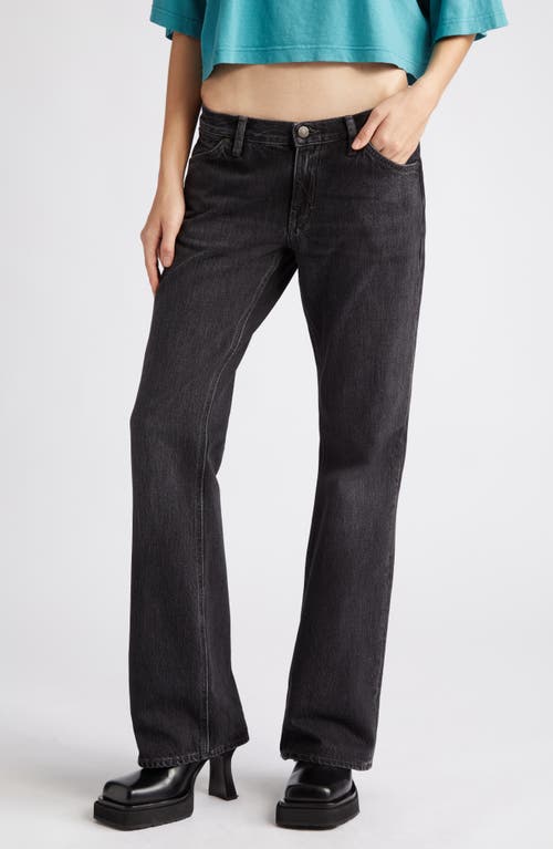 Acne Studios Nonstretch Organic Cotton Jeans Black at Nordstrom, X 32