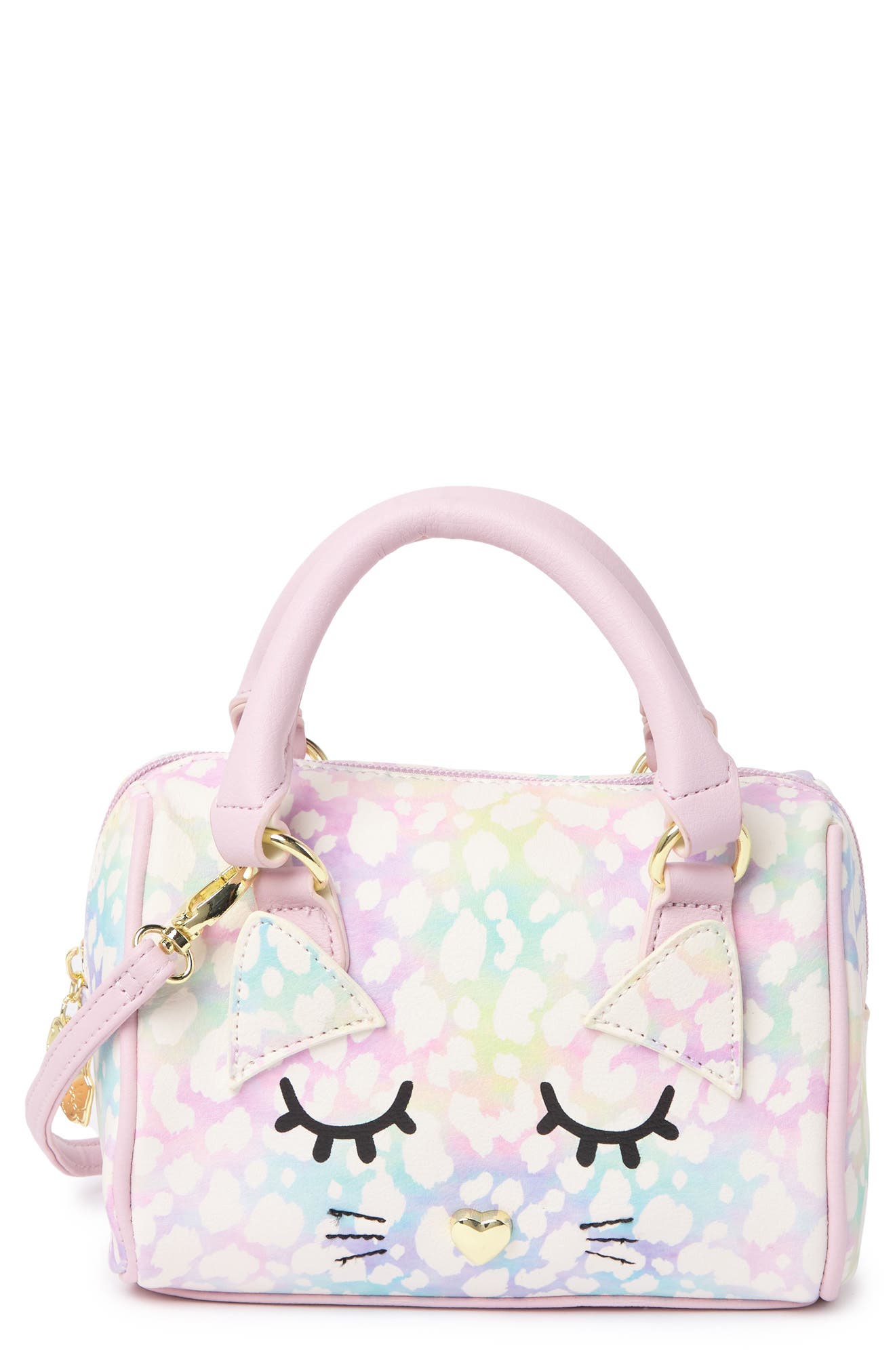 Luv Betsey By Betsey Johnson Harley Mini Barrel Bag In Pink Multi ...