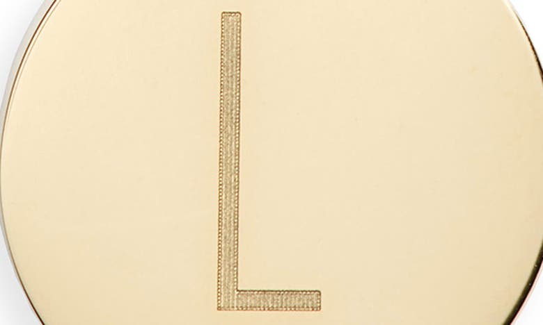 Knotty Initial Charmy Necklace In Gold - L