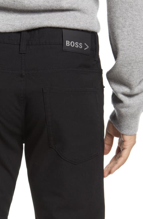 Shop Hugo Boss Boss Delaware 5-pocket Straight Leg Pants In Black