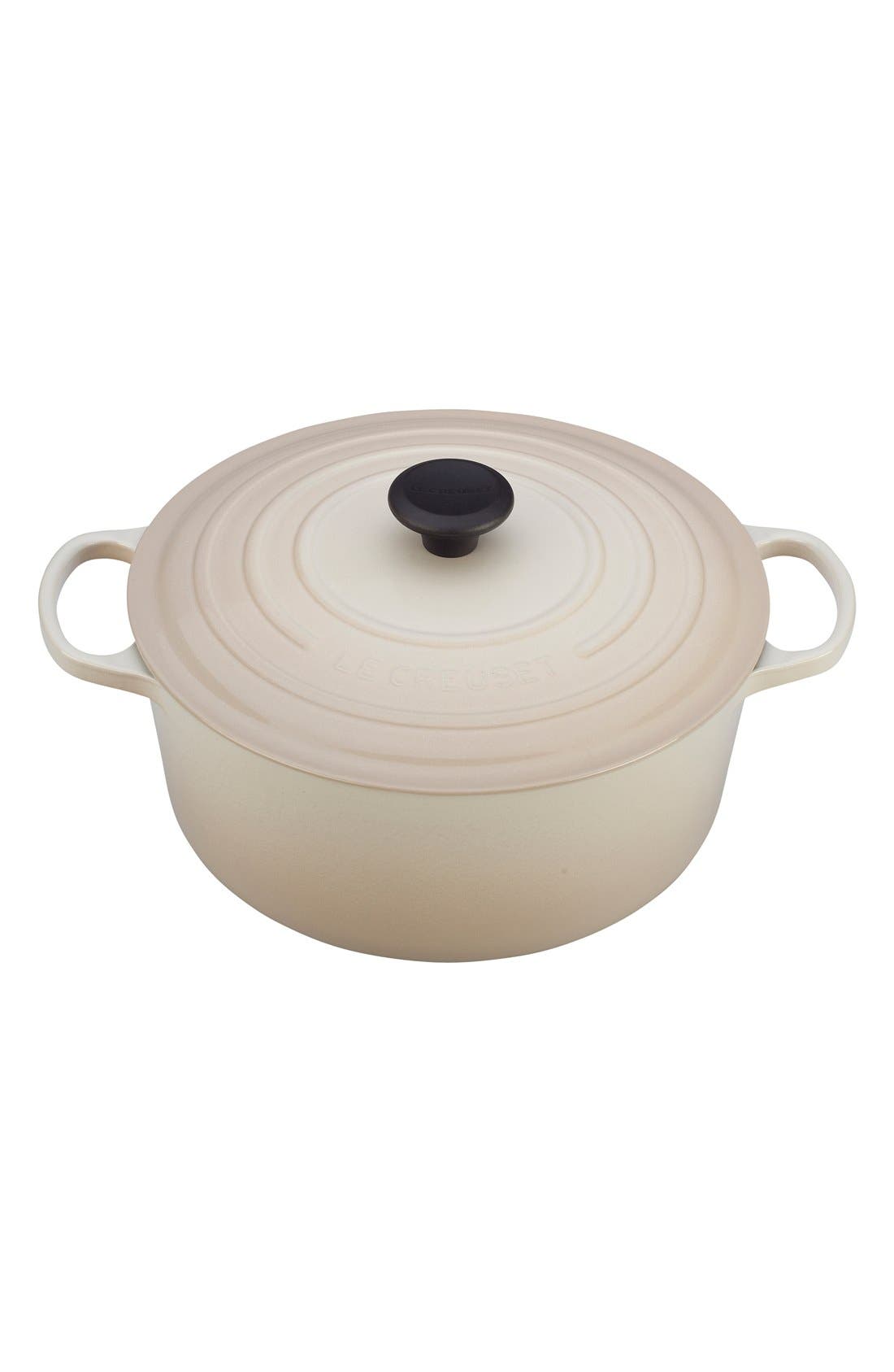 LE CREUSET,
                            Signature 7 1/4 Quart Round Enamel Cast Iron French/Dutch Oven,
                            Main thumbnail 12, color,
                            100