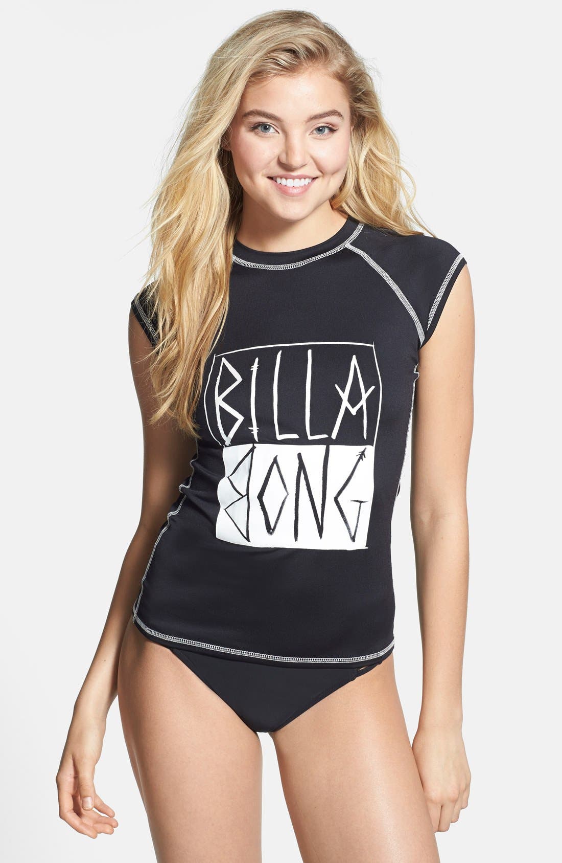 Billabong 'Making It' Short Sleeve Rashguard (Juniors) Nordstrom