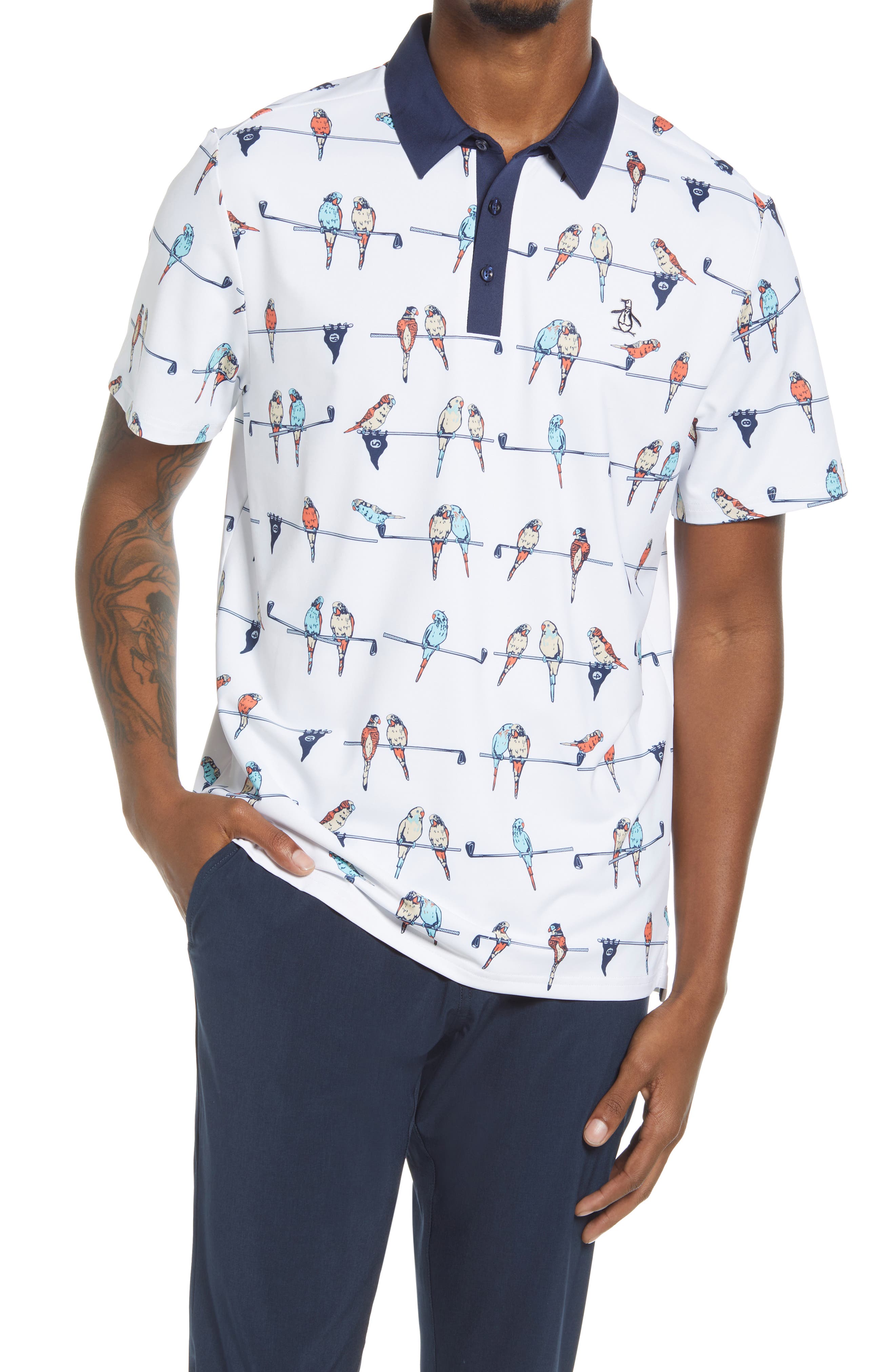 penguin golf shirt