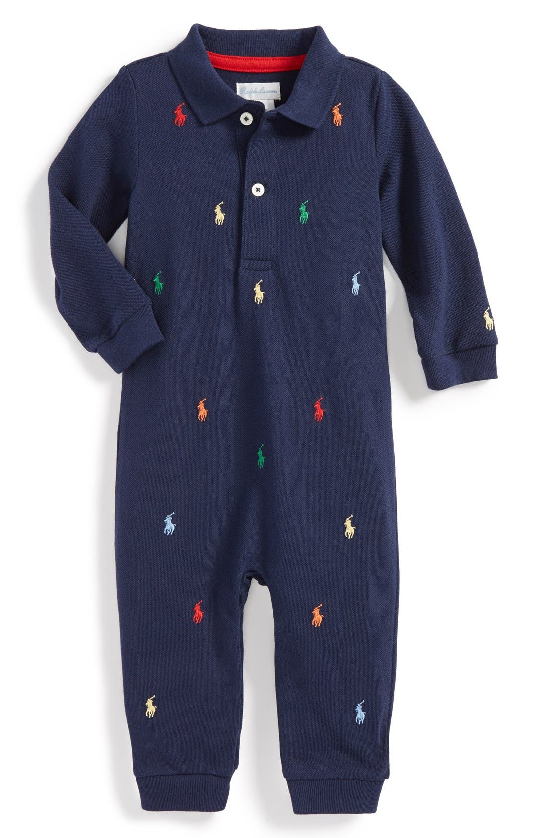 Ralph Lauren Polo Romper (Baby Boys) Nordstrom