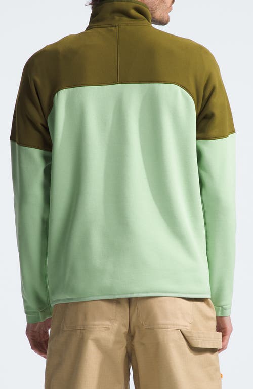 Shop The North Face Canyonlands High Altitude Half Zip Pullover In Misty Sage/forest Olive