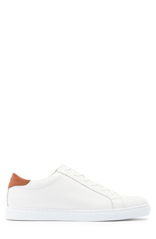 Vittorio Russo Adan Low Top Sneaker In Tumbled/valentina White/nut