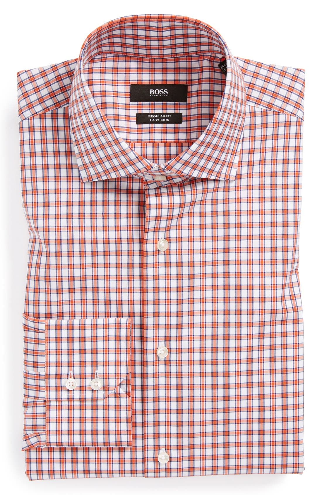 hugo boss regular fit easy iron