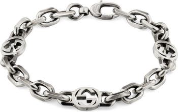 Gucci Men's Interlocking G Chain Bracelet