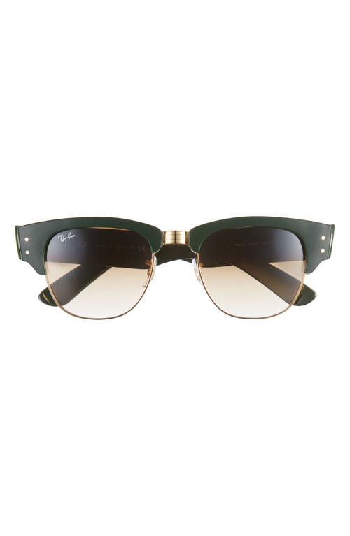 Ray-Ban Mega Clubmaster 53mm Gradient Square Sunglasses in Green/Brown Gradient at Nordstrom