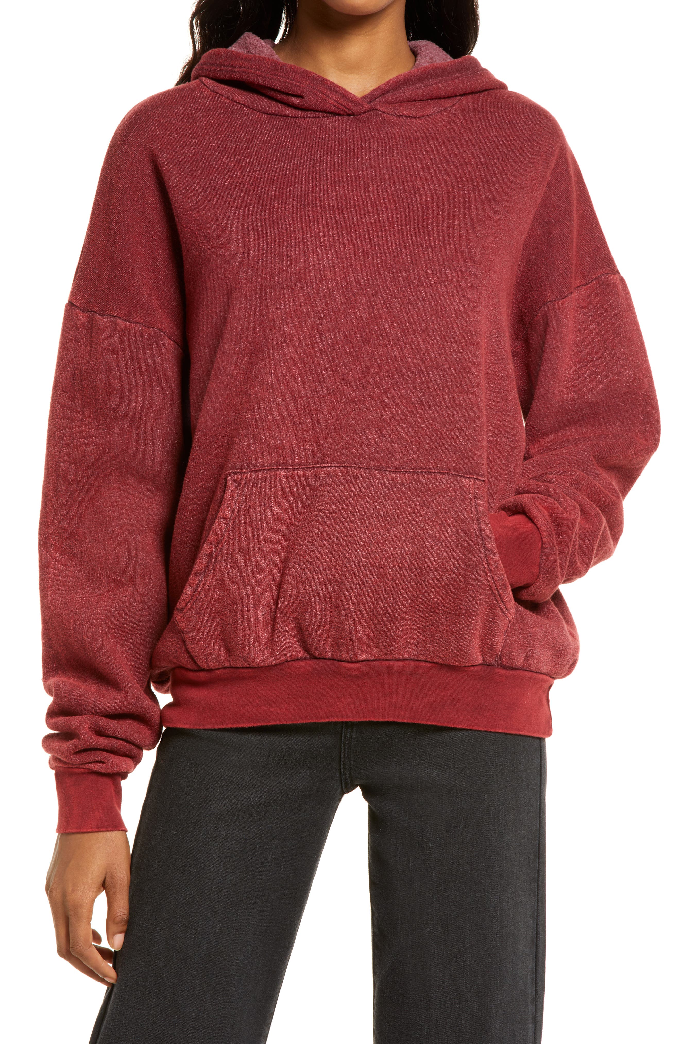 red sweatshirt women