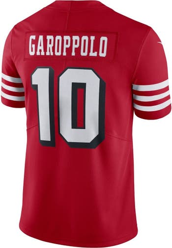 Men's San Francisco 49ers Jimmy Garoppolo Nike Red Alternate Vapor Limited Jersey