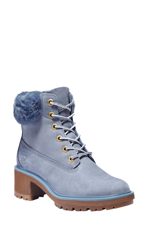 Timberland Kinsley Waterproof Boot in Medium Blue Nubuck