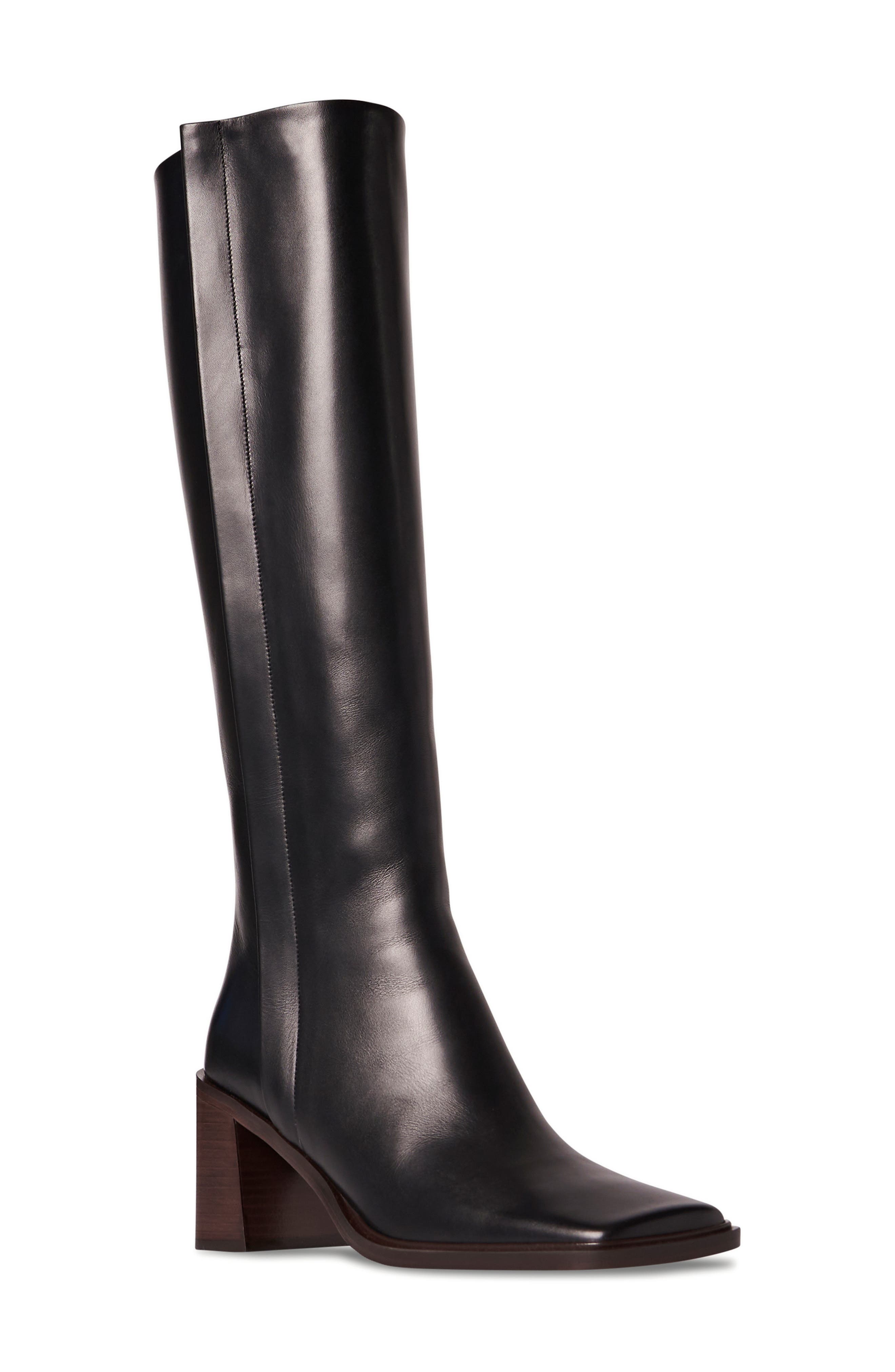 The Row Patch Square Toe Boot in Black at Nordstrom, Size 5Us