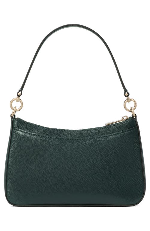 Shop Kate Spade New York Hudson Pebbled Leather Medium Shoulder Bag In Northern Pine