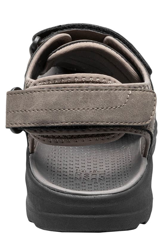 Nunn Bush Huck Sport Sandal In Charcoal