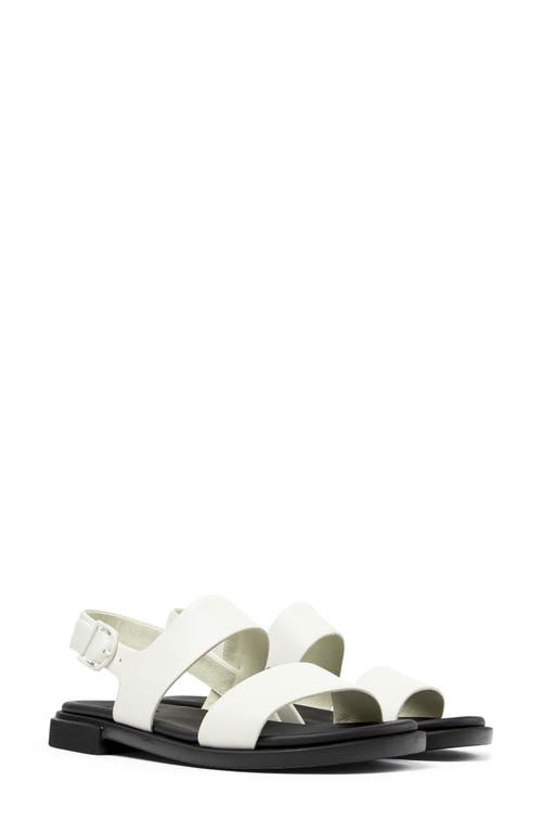 Camper Edy Slingback Sandal White Natural at Nordstrom,