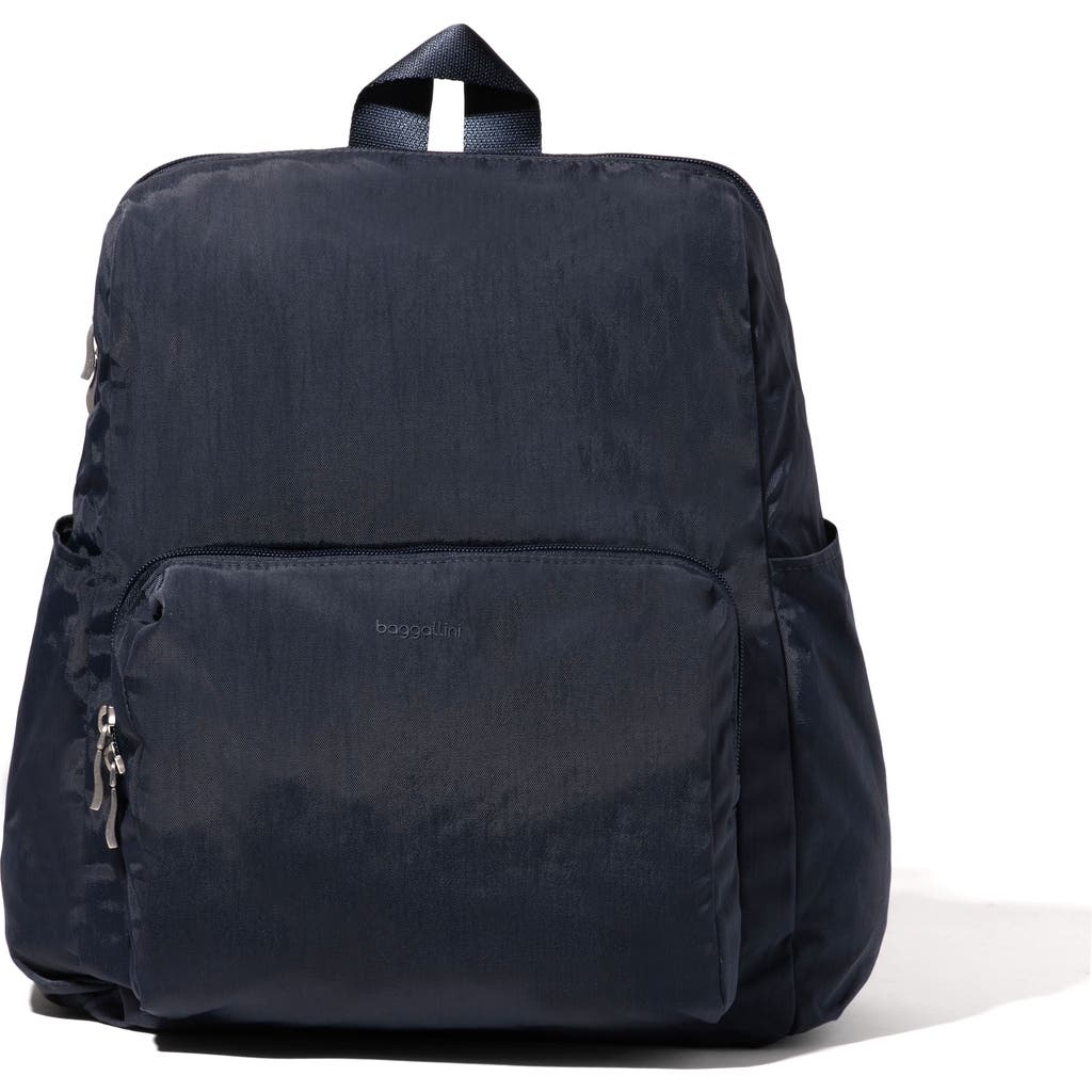 Baggallini Carryall Packable Backpack In French Navy