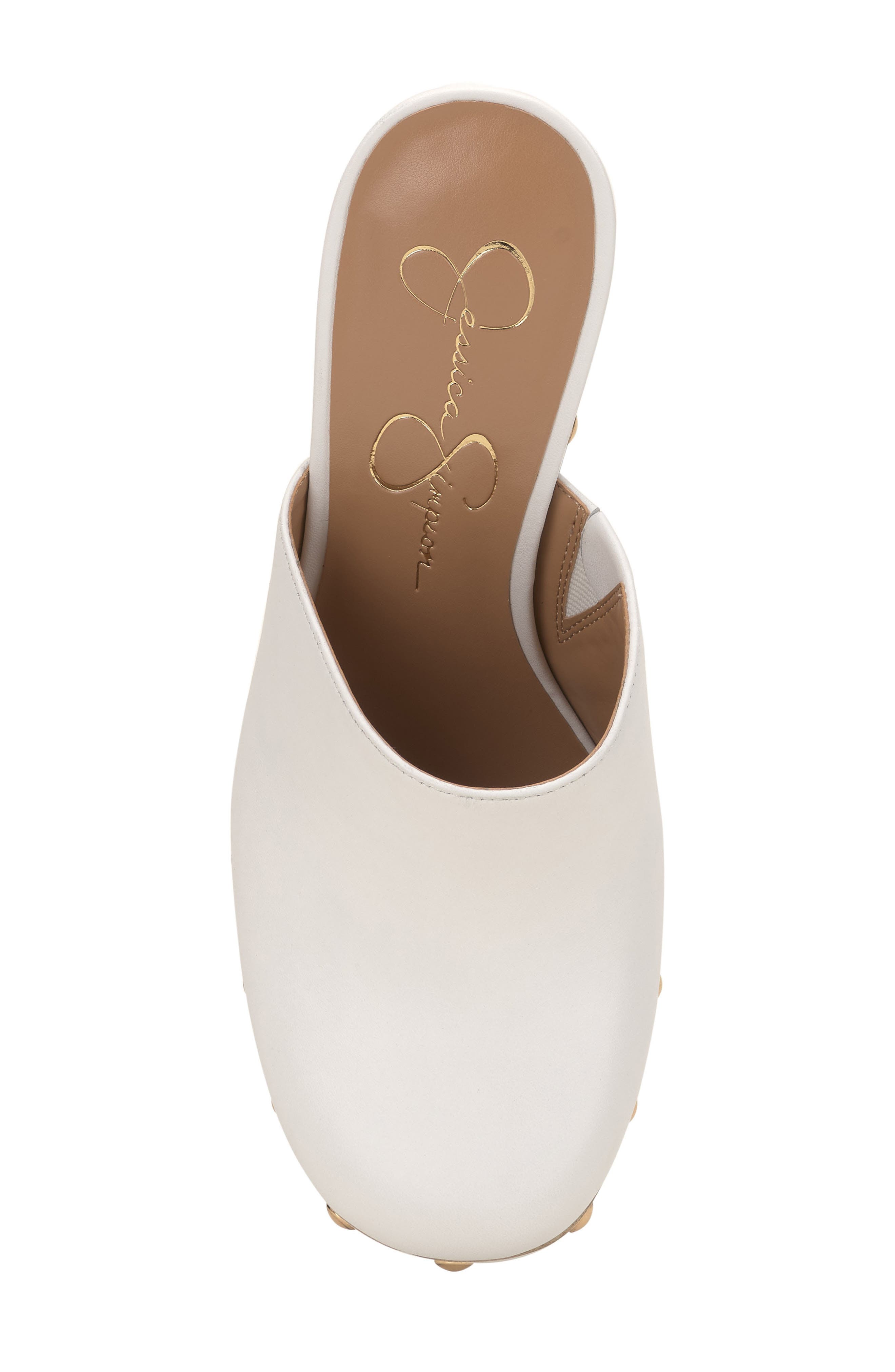 Jessica Simpson Dasally Platform Clog in Bright White Smart Closet