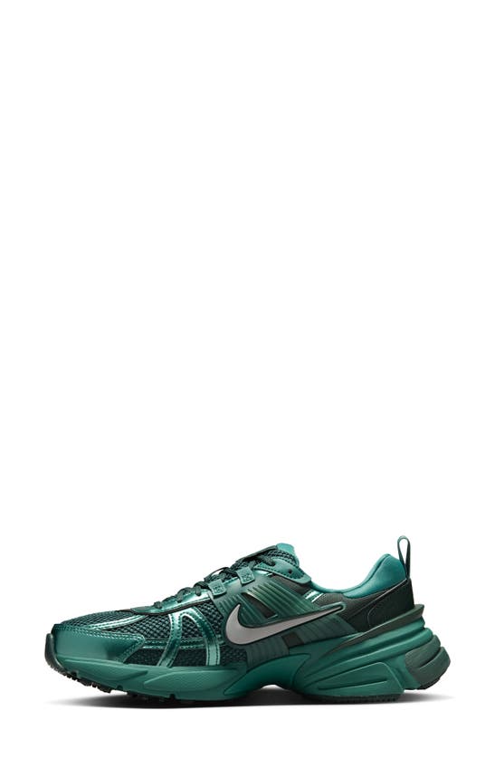 Shop Nike V2k Run Sneaker In Bicoastal/ Silver/ Green